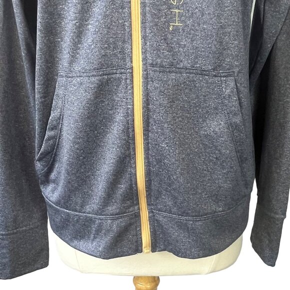 Champion Pitt Panthers Front Zip Jacket Womens Large Blue NCAA Fanwear - Picture 4 of 8